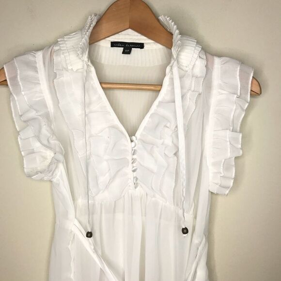 Urban Behavior Sz S White Blouse - Picture 2 of 6
